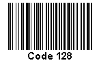 Code 128 A, B picture